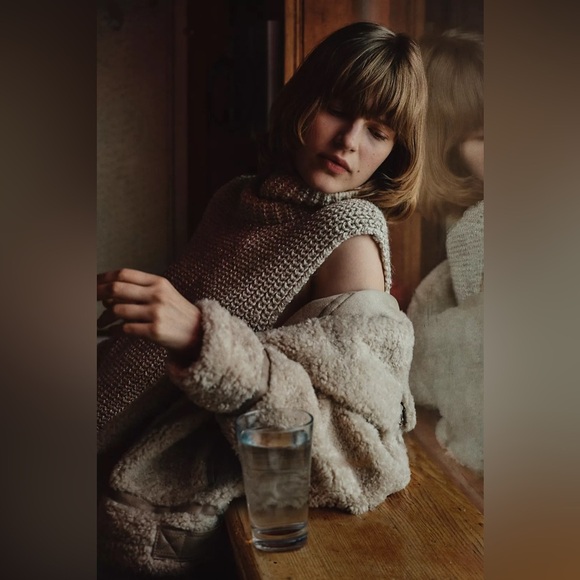 NWT! Anthropologie Pilcro Turtleneck Sweater Vest - Size Medium 🏈 - Picture 3 of 8